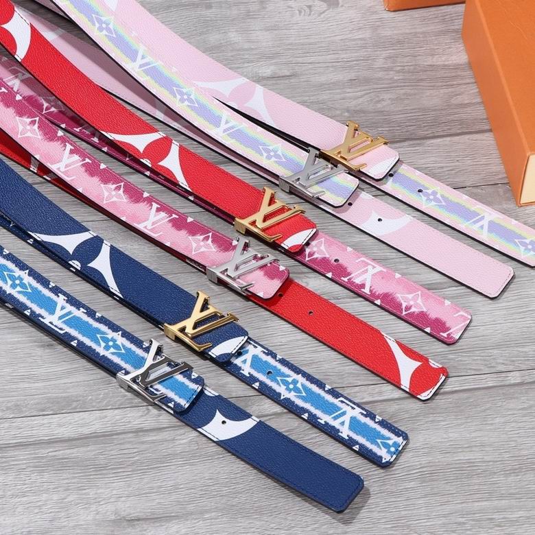 LV Belt 30mmX95-110cm 7D15